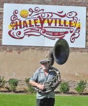 Haleyville resident Jeff Underwood is hoping to start a community band in the city that would play in parades, at the Heart of Haleyville Park and other events.