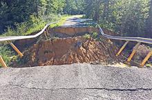 The status of a restoration project for the collapsed section of County Road 54 near Haleyville is in limbo until county officials can decide on a cheaper route toward making repairs.
